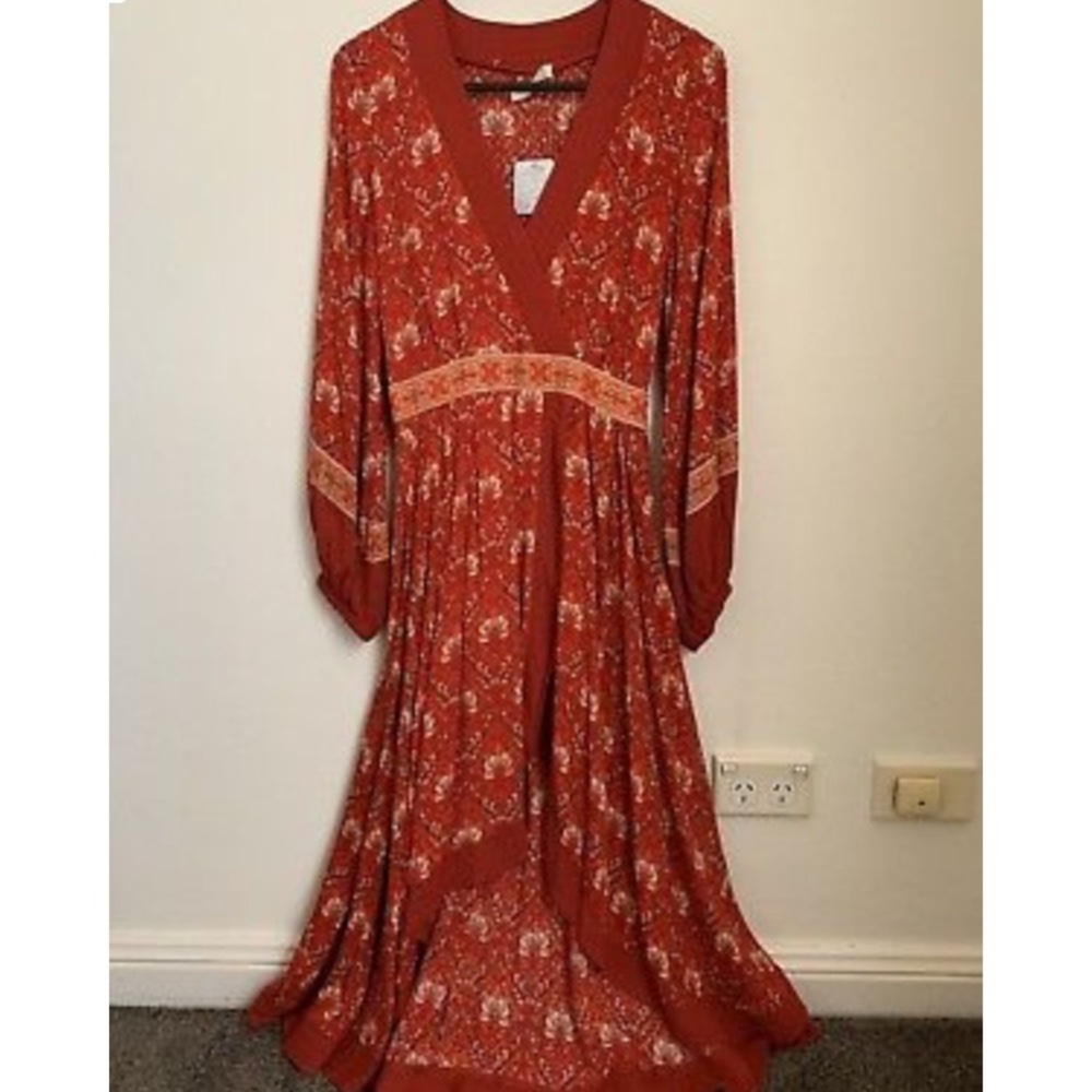 SPELL & THE GYPSY | Red Jewel Soirée Dress - Picture 2 of 6